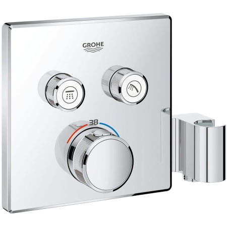 GROHE Grohtherm SmartControl Thermostat Fertigmontageset mit 2 Absperrventilen und integriertem