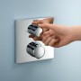 GROHE Precision Duschsystem, Unterputz, mit Vitalio Comfort 250, eckig - technische Ansicht