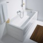 Baignoire rectangulaire Duravit D-Code 160 x 70 cm - vue détaillée