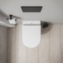 WC sospeso Duravit D-Code con fissaggio Durafix - vista tecnica