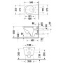WC sospeso Duravit D-Code con fissaggio Durafix - immagine prodotto