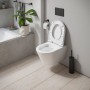 WC sospeso Duravit D-Code con fissaggio Durafix