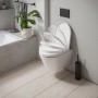 WC sospeso Duravit D-Code con fissaggio Durafix - vista tecnica