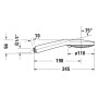 Duravit Handbrause 3jet 11 cm MinusFlow - Detailansicht