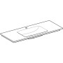 Geberit ONE Möbelwaschtisch 120 cm, Abgang vertikal, 1 Hahnloch, ohne Überlauf - Detailansicht