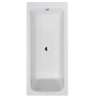 Baignoire rectangulaire Duravit D-Code 170 x 75 cm avec évacuation centrale