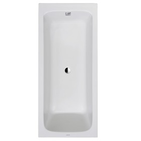 Baignoire rectangulaire Duravit D-Code 170 x 75 cm avec évacuation centrale