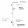 GROHE Euphoria System 260 Duschsystem mit Umstellung, Wandmontage, EcoJoy - Produktansicht