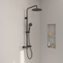 Villeroy & Boch Taro Duschsystem mit 3 Funktionen für Wandmontage