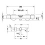 Duravit Wave Wannenthermostat Aufputz - Detailansicht