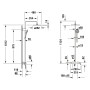 Duravit Wave Duschsystem - Detailansicht