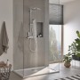 GROHE Vitalio System 310 Duschsystem mit Thermostatbatterie mit Ablage - technische Ansicht