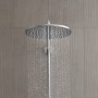 GROHE Vitalio System 310 Duschsystem mit Thermostatbatterie mit Ablage - technische Ansicht