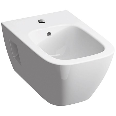 Geberit Renova Plan Square Bidet mural, forme semi-fermée