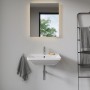 Duravit D-Neo Waschtisch 60 cm, mit 1 Hahnloch und Überlauf - Produktansicht