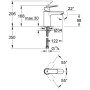 GROHE Eurosmart C Einhand-Waschtischbatterie M-Size - Detailansicht