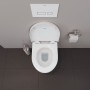 Duravit No. 1 Wand-WC Compact, Rimless - technische Ansicht