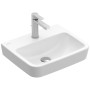 Villeroy & Boch O.novo Aufsatz-Handwaschbecken 45 x 37 cm ohne Überlauf, 1 Hahnloch - Detailansicht