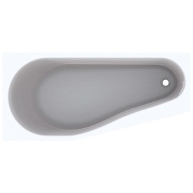 Geberit Renova Fünfeckbadewanne, links