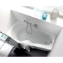 Geberit Renova Fünfeckbadewanne, links - Detailansicht