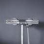 GROHE Precision Feel Thermostat-Wannenbatterie mit S-Anschlüssen - technische Ansicht