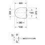 Duravit No. 1 WC-Sitz für Wand-WC, ohne Absenkautomatik - Produktansicht