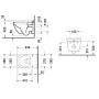Duravit Starck 3 WC mural Rimless
