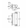 GROHE Grohtherm 2000 Thermostat-Brausebatterie - Detailansicht