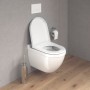 Duravit Starck 3 WC mural Rimless - vue technique