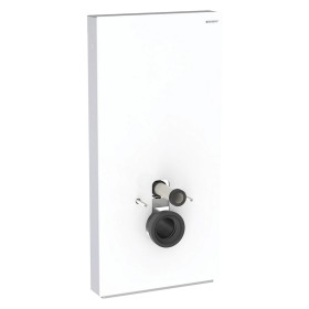 Geberit Monolith Plus Sanitärmodul für Wand-WC, 101 cm, Frontverkleidung aus Glas