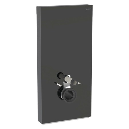 Geberit Monolith Plus Sanitärmodul für Wand-WC, 101 cm, Frontverkleidung aus Glas