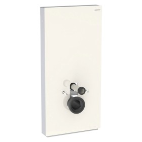 Geberit Monolith Plus Sanitärmodul für Wand-WC, 101 cm, Frontverkleidung aus Glas