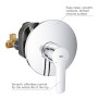 GROHE Start Einhand-Brausebatterie, 1/2" Unterputz - Detailansicht
