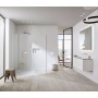 Geberit Duschtrennwand für Walk-In-Dusche 140 x 200 cm - technische Ansicht