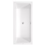 Baignoire rectangulaire Duravit D-Code 180 x 80 cm avec évacuation centrale