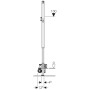 Geberit Duofix Element für Dusche 130 cm mit Wandablauf, Wandarmatur AP d50 - technische Ansicht