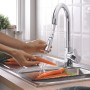Rubinetto monocomando per lavello GROHE Feel 1/2" con bocca alta, 2 tipi di getto - immagine prodotto