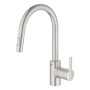 Rubinetto monocomando per lavello GROHE Feel con bocca alta da 1/2", 2 tipi di getto - vista dettagliata