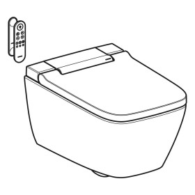 Geberit AquaClean Sela Square Ensemble complet de WC suspendu