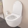VitrA Sento Wand-WC Compact, VitrA Flush 2.0, Tiefspüler ohne Spülrand - technische Ansicht