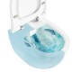 VitrA Sento Wand-WC Compact, VitrA Flush 2.0, Tiefspüler ohne Spülrand - technische Ansicht