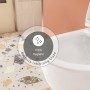 VitrA Sento Wand-WC Compact, VitrA Flush 2.0, Tiefspüler ohne Spülrand - Detailansicht
