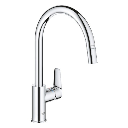 Rubinetto monocomando GROHE StartEdge con bocca alta estraibile 1/2"