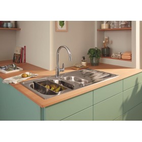 Rubinetto monocomando GROHE StartEdge con bocca alta estraibile 1/2"