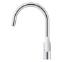 Rubinetto monocomando GROHE StartEdge con bocca alta estraibile 1/2" - vista tecnica