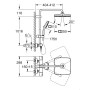 GROHE Vitalio Comfort 250 Duschsystem mit Thermostatbatterie für Wandmontage - Produktansicht
