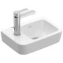 Villeroy & Boch O.novo Handwaschbecken compact 36 x 25 cm ohne Überlauf, Becken rechts - Detailansicht