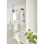 GROHE Vitalio Comfort 250 Duschsystem mit Thermostatbatterie für Wandmontage - technische Ansicht