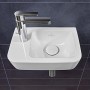 Villeroy & Boch O.novo Lavabo compatto 36 x 25 cm senza troppo pieno, vasca a destra