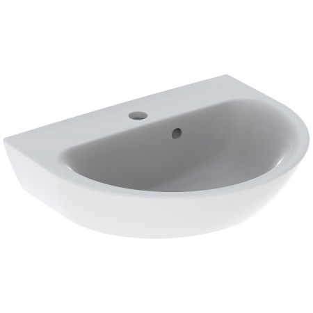 Geberit Renova Handwaschbecken 50 x 40 cm mit Hahnloch und Überlauf